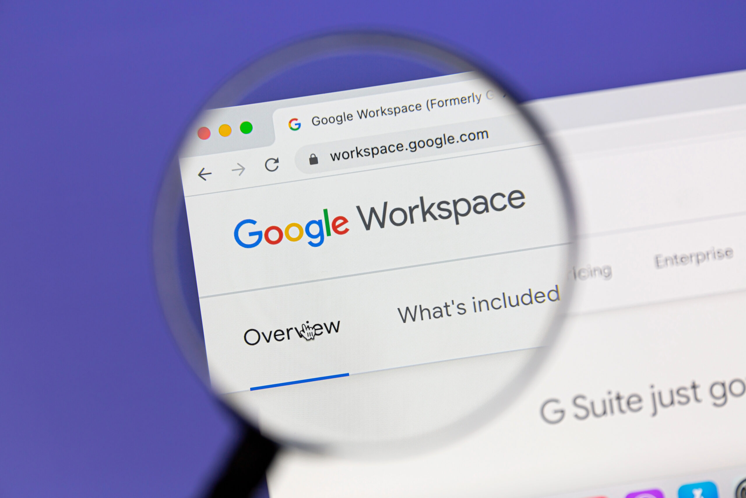 Google Workspace website