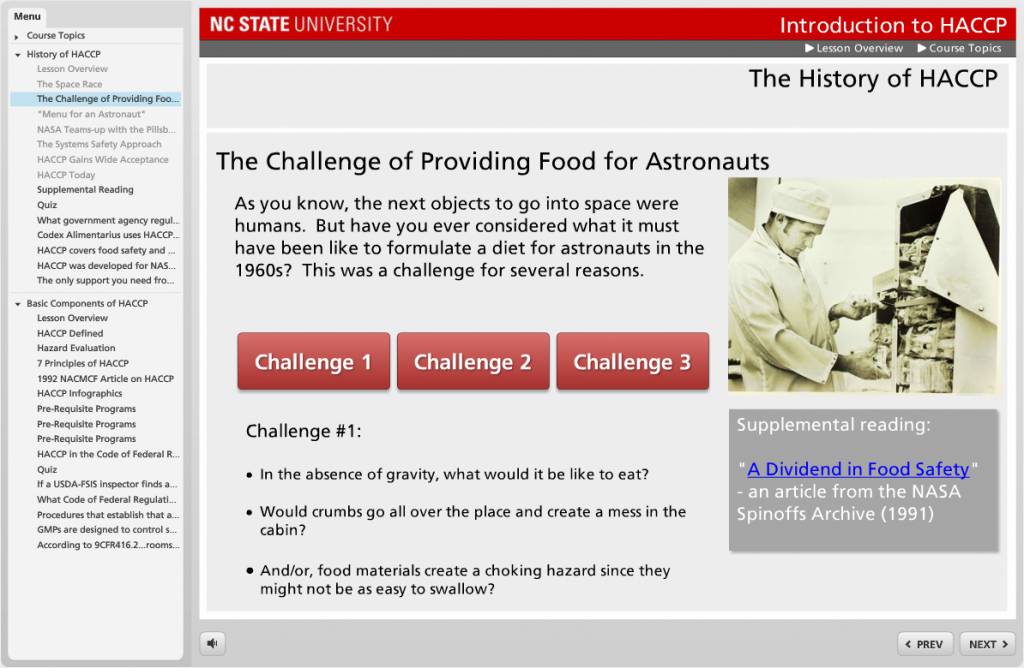 The History of HACCP: The Challenge of Providing Food for Astronauts slide