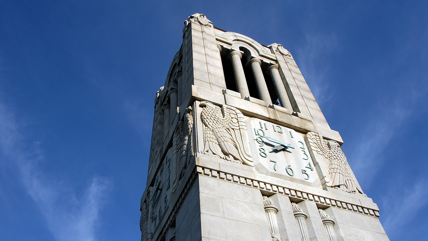 Header for news post - Belltower with a blue sky