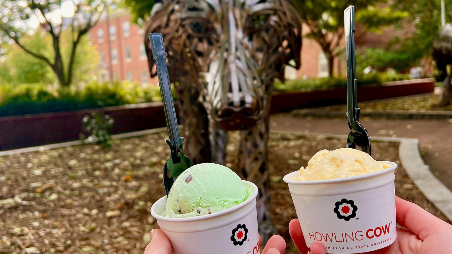 Howling Cow Ice Cream by Talley wolves.